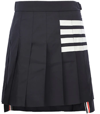 (W) 톰 브라운 SS21 클래식 플리츠 스커트 포 스트라이프 네이비 블루 FGC402V-06146-415 Buy (W) 톰 브라운 SS21 클래식 플리츠 스커트 포 스트라이프 네이비 블루 FGC402V-06146-415