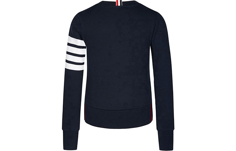 Lookbook (W) 톰브라운 SS21 블루 스웻셔츠 로고와 포바 스트라이프 FJT002A-0535-415