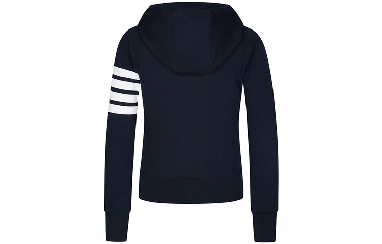 Lookbook (W) 톰 브라운 SS21 클래식 네이비 4-바 후디 FJT001A-00535-415