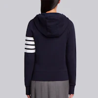 Cheap (W) Thom Browne SS21 經典海軍藍4條杠連帽衫 FJT001A-00535-415