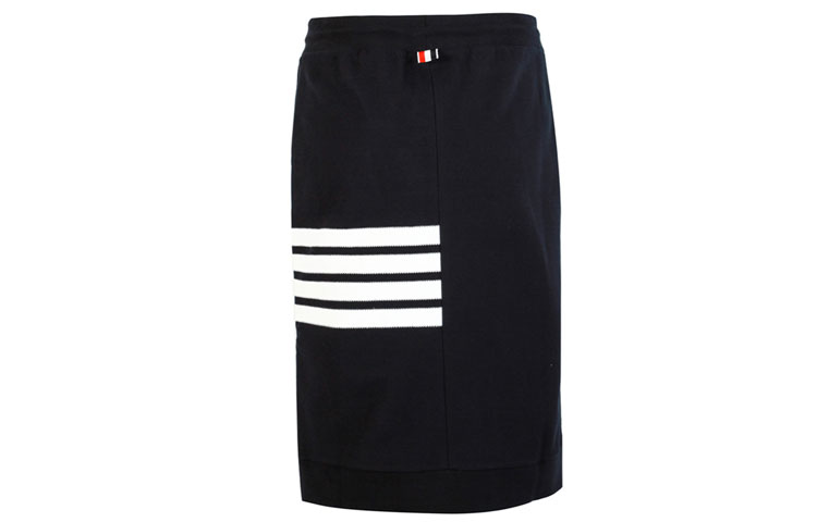 Lookbook (W) Falda Ajustada Azul Marino Thom Browne SS21 con Rayas 4-Bar. FJK008A-00535-415