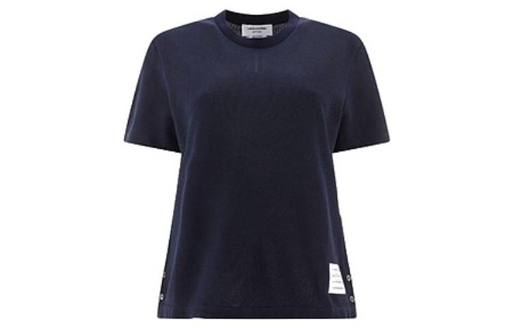 (Women) THOM BROWNE SS21 Side Split Stripe Short Sleeve Tee Navy Blue (). FJS013A-00050-415 圖 6