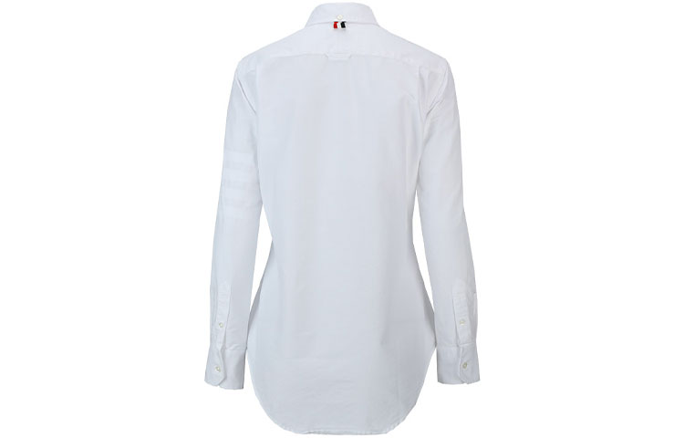 (Women) THOM BROWNE SS21 White Logo Shirt FLL005A-06496-100 圖 3