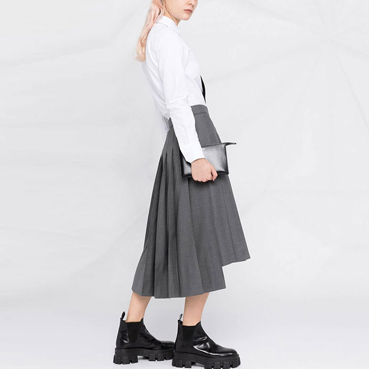 (Women) THOM BROWNE SS21 White Logo Shirt FLL005A-06496-100 圖 4