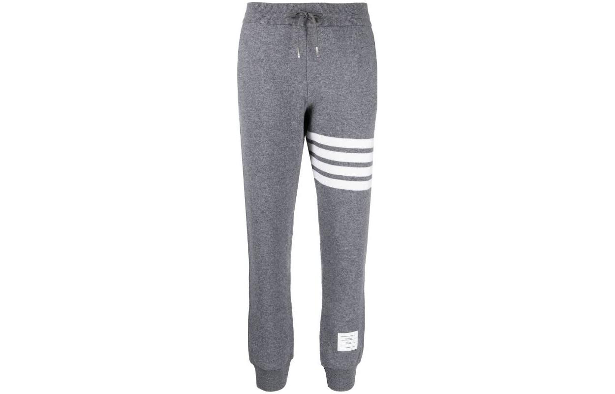 (Women) Thom Browne SS22  4-Bar Jogger Sweatpants Grey FJQ008A-07693-035