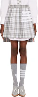(Women) Thom Browne SS22 4-Bar Oxford Pleated Skirt Grey. FGC402C-07848-035 (Women) Thom Browne SS22 4-Bar Oxford Pleated Skirt Grey. FGC402C-07848-035