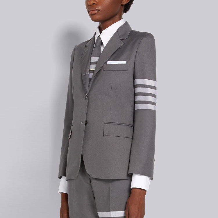 Purchase (W) THOM BROWNE SS22 經典四條紋灰色西裝 - 淺灰色 FBC700U-07890-035