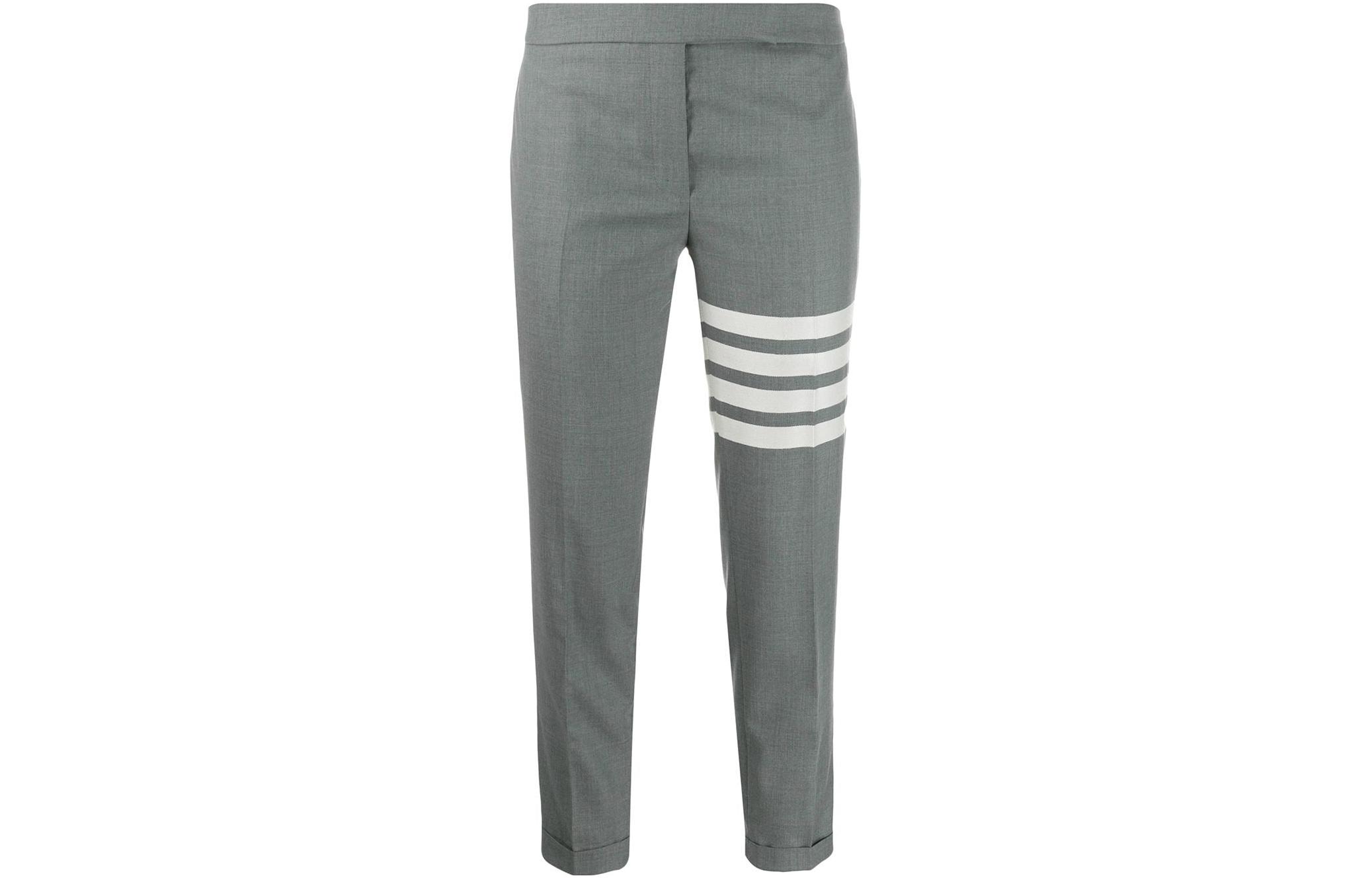 Order (W) THOM BROWNE SS22 經典4條紋灰色九分褲 回歸校園必備款式 FTC025V-06146-035