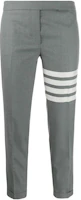 Order (W) トムブラウン SS22 クラシック 4ストライプ クロップドパンツ グレー バックトゥスクール FTC025V-06146-035