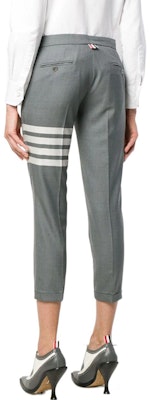 (W) THOM BROWNE SS22 經典4條紋灰色九分褲 回歸校園必備款式 FTC025V-06146-035 Shop (W) THOM BROWNE SS22 經典4條紋灰色九分褲 回歸校園必備款式 FTC025V-06146-035