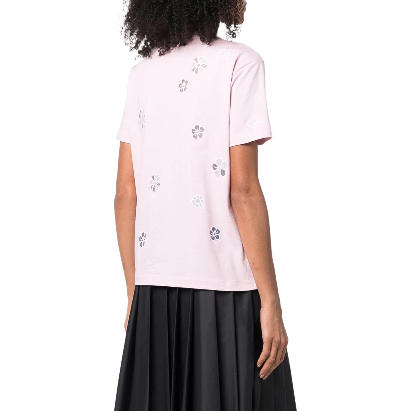 (Women) THOM BROWNE SS22  Floral Embroidery Oversized Short Sleeve T-Shirt. FJS113E-10420-680 圖 4