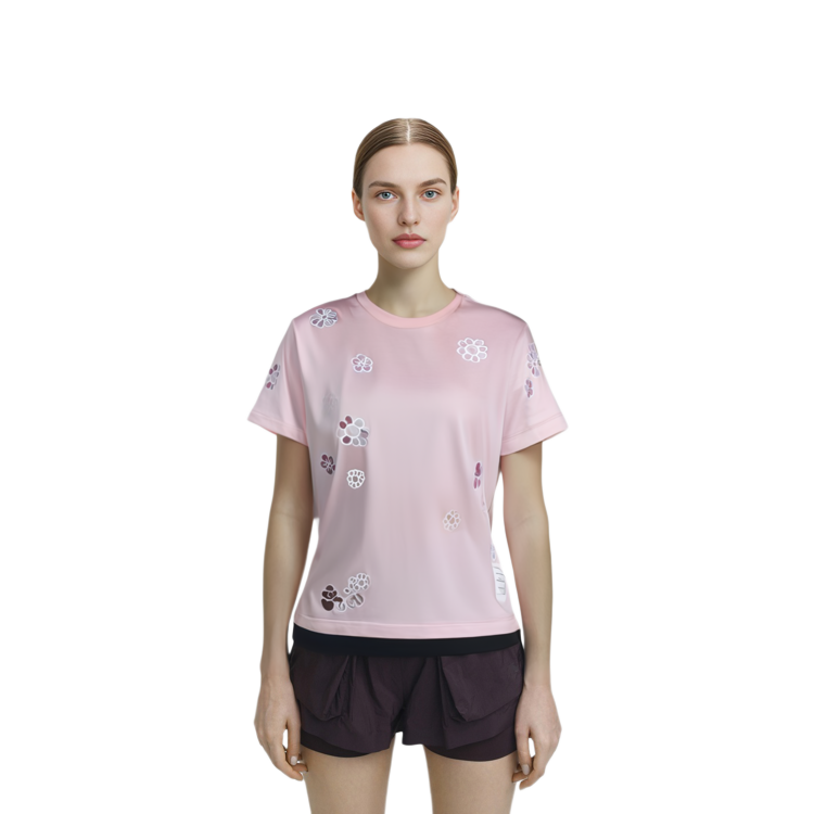 (Women) THOM BROWNE SS22  Floral Embroidery Oversized Short Sleeve T-Shirt. FJS113E-10420-680 圖 6