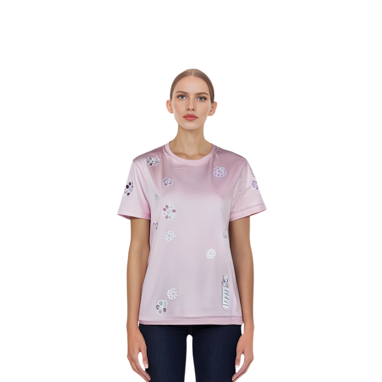 (Women) THOM BROWNE SS22  Floral Embroidery Oversized Short Sleeve T-Shirt. FJS113E-10420-680 圖 7