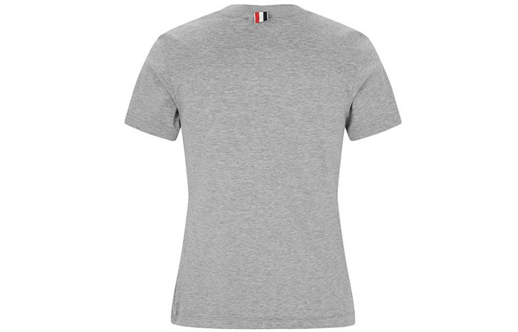 (Women) THOM BROWNE SS22  Grey Plain Casual Crewneck T-Shirt. FJS036A-05398 圖 3
