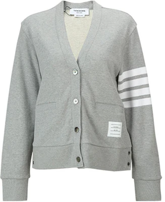 (W) Thom Browne SS22 Sweater Kelabu Berjalur Knit FJT069A-00535-055 Order (W) Thom Browne SS22 Sweater Kelabu Berjalur Knit FJT069A-00535-055