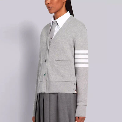 (W) Thom Browne SS22 Sweater Kelabu Berjalur Knit FJT069A-00535-055 Sizing (W) Thom Browne SS22 Sweater Kelabu Berjalur Knit FJT069A-00535-055