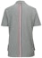Lookbook (W) THOM BROWNE SS22 Abu-abu Polo Shirt Lengan Pendek Stripe Tricolor. FJP014A-00050-055