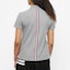 Purchase (W) THOM BROWNE SS22 Abu-abu Polo Shirt Lengan Pendek Stripe Tricolor. FJP014A-00050-055