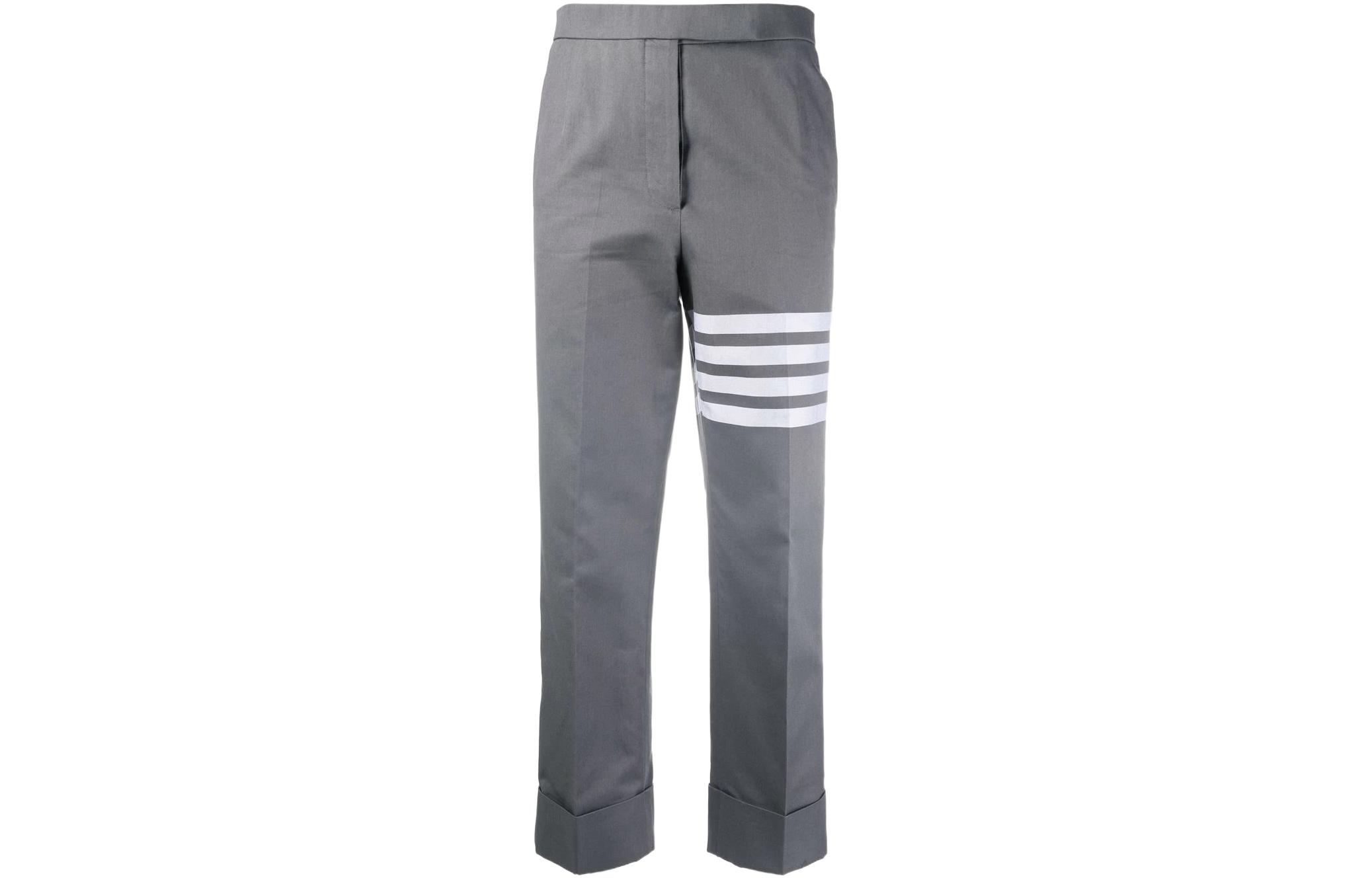 Order (W) Thom Browne SS22 高腰4-Bar 灰色九分褲 FTC337U-07890-035