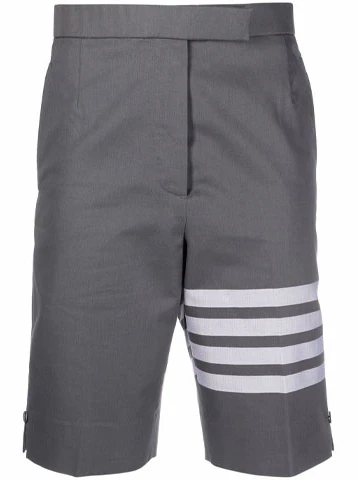 women-thom-browne-ss-22-loose-fit-striped-gray-mid-length-shorts-ftc-404-u-07890-035
