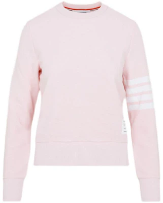 (W) THOM BROWNE SS22 Pink 4-Bar Stripe Crewneck Sweatshirt Klasik. FJT204A-08138-680 Order (W) THOM BROWNE SS22 Pink 4-Bar Stripe Crewneck Sweatshirt Klasik. FJT204A-08138-680