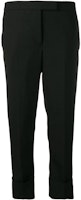 (Women) THOM BROWNE SS22 Slim Fit Casual Pants Black FTC016B-00473-001 (Women) THOM BROWNE SS22 Slim Fit Casual Pants Black FTC016B-00473-001