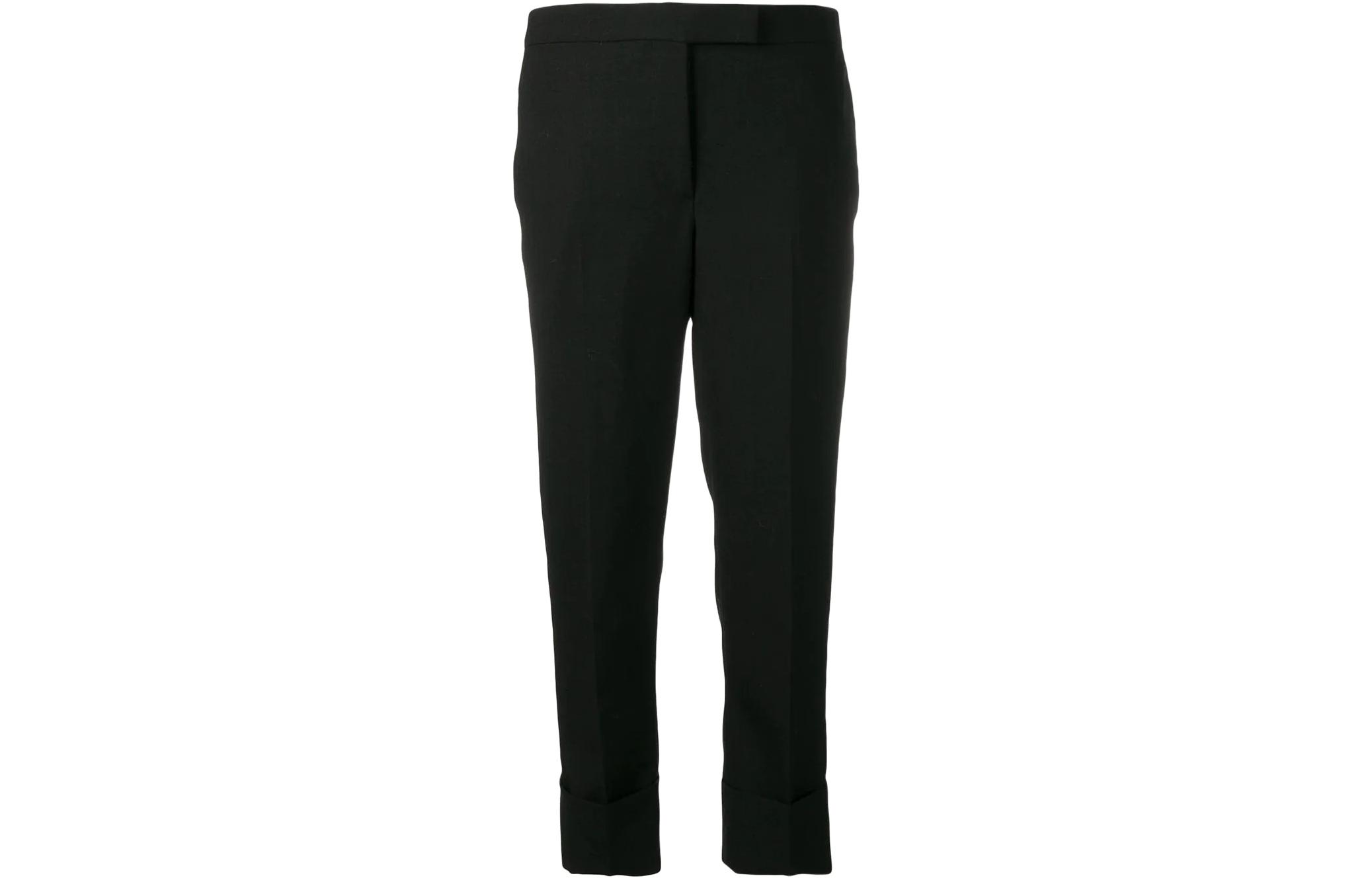 Order (W) THOM BROWNE SS22 修身版型休閒長褲 黑色 FTC016B-00473-001