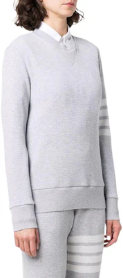 (W) Thom Browne SS22 Sweatshirt Abu-Abu Colorblock Striped FJT213-AJ001-2065 Shop (W) Thom Browne SS22 Sweatshirt Abu-Abu Colorblock Striped FJT213-AJ001-2065