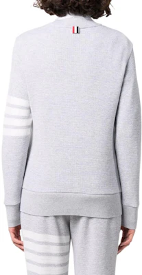 (W) Thom Browne SS22 Sweatshirt Abu-Abu Colorblock Striped FJT213-AJ001-2065 Purchase (W) Thom Browne SS22 Sweatshirt Abu-Abu Colorblock Striped FJT213-AJ001-2065