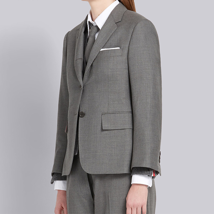 (Women) Thom Browne SS22 Slim-Fit Narrow Shoulder Blazer  Mid Grey. FBC637A-00626-035 圖 5