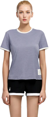 (Women) Thom Browne SS23 Crewneck Plain Short Sleeve T-Shirt Light Purple FJS133A-J0043-480 Shop (Women) Thom Browne SS23 Crewneck Plain Short Sleeve T-Shirt Light Purple FJS133A-J0043-480