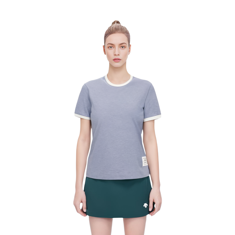 (Women) Thom Browne SS23  Crewneck Plain Short Sleeve T-Shirt Light Purple FJS133A-J0043-480 圖 7