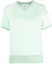 Order (W) 汤姆布朗 SS23 绿色侧条纹纯色圆领T恤 FJT253A-06452-330