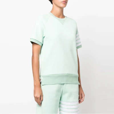 (W) 汤姆布朗 SS23 绿色侧条纹纯色圆领T恤 FJT253A-06452-330 Purchase (W) 汤姆布朗 SS23 绿色侧条纹纯色圆领T恤 FJT253A-06452-330