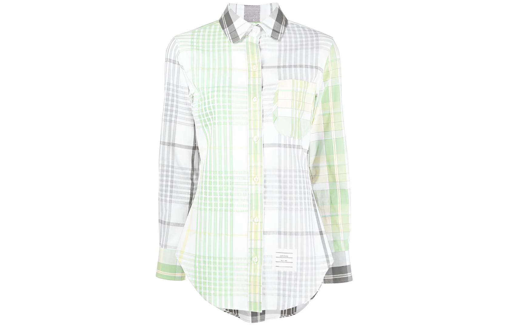 (Women) Thom Browne SS23  Logo Print Shirt Multicolor FLL153FF0171035