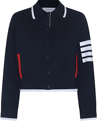 (W) Thom Browne SS24 Jaket Navy Single-Breasted Klasik 4-Stripe. FKJ092A-Y5502-415 Buy (W) Thom Browne SS24 Jaket Navy Single-Breasted Klasik 4-Stripe. FKJ092A-Y5502-415