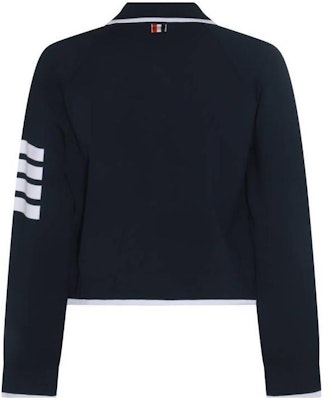 (W) Thom Browne SS24 Jaket Navy Single-Breasted Klasik 4-Stripe. FKJ092A-Y5502-415 Lookbook (W) Thom Browne SS24 Jaket Navy Single-Breasted Klasik 4-Stripe. FKJ092A-Y5502-415