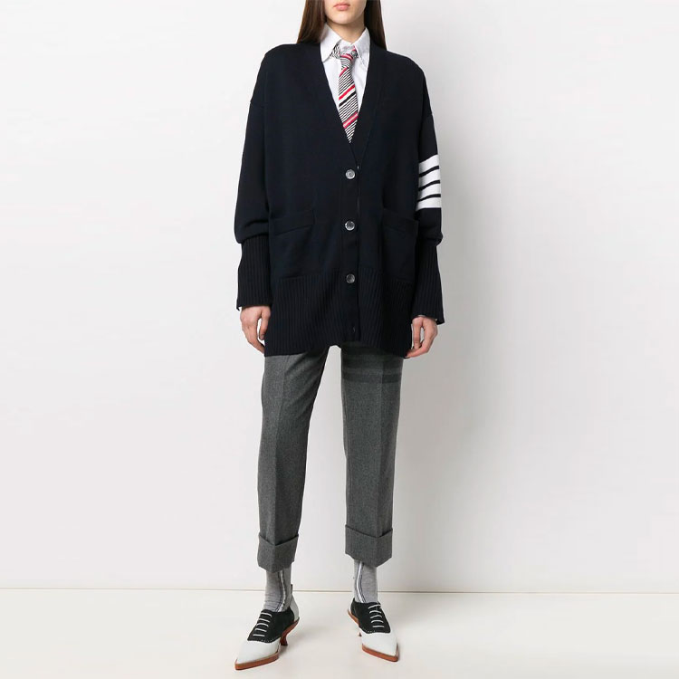 (Women) Thom Browne Striped Knit Sweater Blue. FKC402A-Y1002-415 圖 3