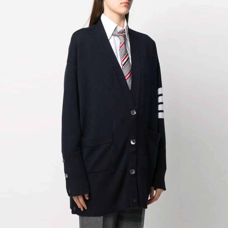 (Women) Thom Browne Striped Knit Sweater Blue. FKC402A-Y1002-415 圖 5