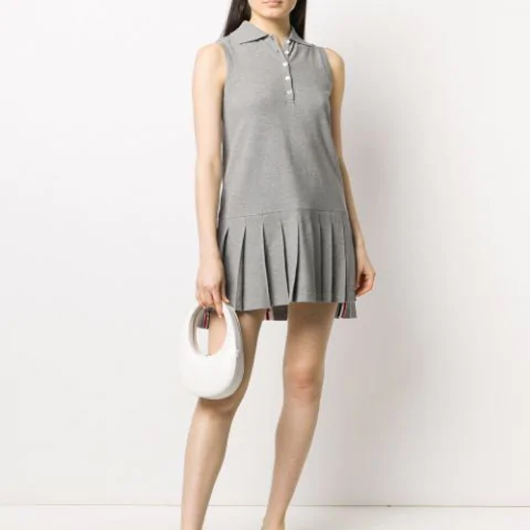 Purchase (W) トムブラウン サマー テニス プリーツ ノースリーブ ドレス FJD057A-00050-055