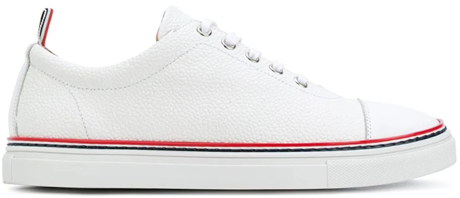 (W) Thom Browne Collection Tennis Baskets Basses ''White Fashion'' FFL018A00198100 Order (W) Thom Browne Collection Tennis Baskets Basses ''White Fashion'' FFL018A00198100