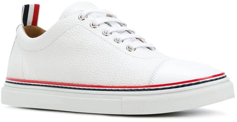 (W) Thom Browne Collection Tennis Baskets Basses ''White Fashion'' FFL018A00198100 Lookbook (W) Thom Browne Collection Tennis Baskets Basses ''White Fashion'' FFL018A00198100