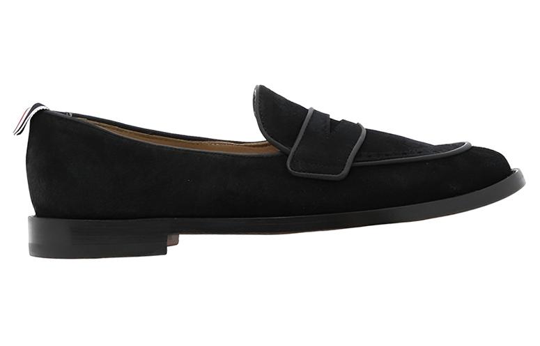 (W) Thom Browne Varsity Penny Loafer 'Black Velvet' 圖 3