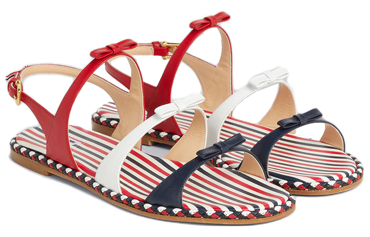 (W) Thom Browne Vitello 'Butterfly Bow Heeled Sandal - Multicolor' 圖 2