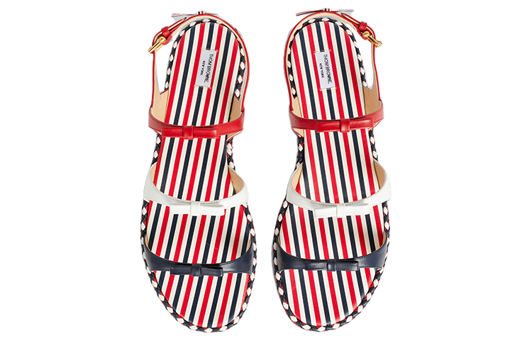 (W) Thom Browne Vitello 'Butterfly Bow Heeled Sandal - Multicolor' 圖 3