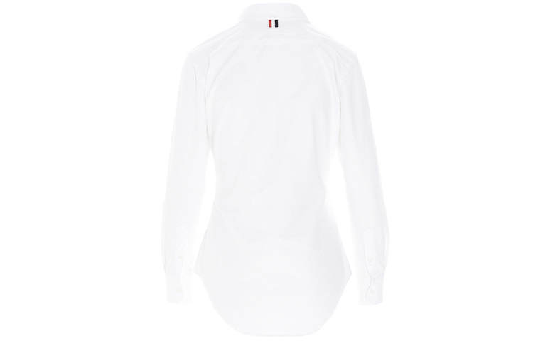 (Women) THOM BROWNE White Satin Detail Shirt SS21 FLL019A-06177-100 圖 3