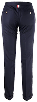 (W) THOM BROWNE 羊毛九分褲 海軍藍 FTC025A-00626-415 Lookbook (W) THOM BROWNE 羊毛九分褲 海軍藍 FTC025A-00626-415