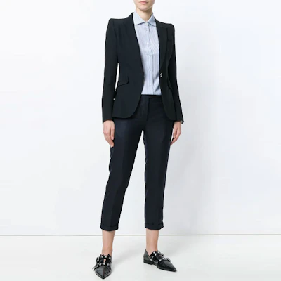 (W) THOM BROWNE 羊毛九分褲 海軍藍 FTC025A-00626-415 Cheap (W) THOM BROWNE 羊毛九分褲 海軍藍 FTC025A-00626-415