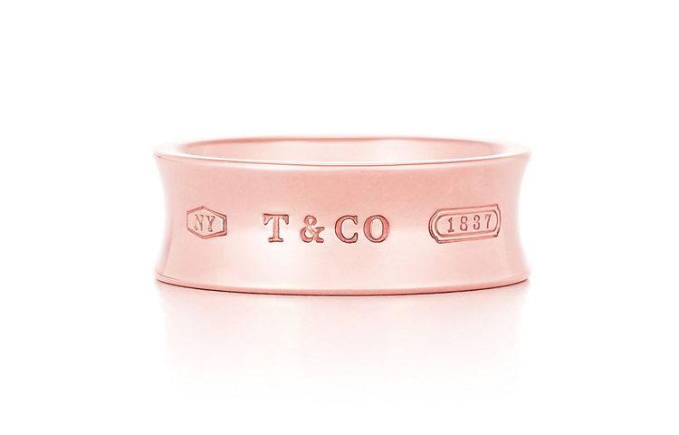 (Women) TIFFANY & CO. 1837® Rose Gold Ring for Women 60141970 圖 2