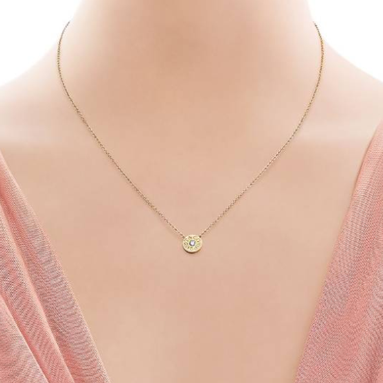 (Women) TIFFANY & CO. 1837 Collection 18K Gold Diamond Letter Necklace - Gold 33285981 圖 3